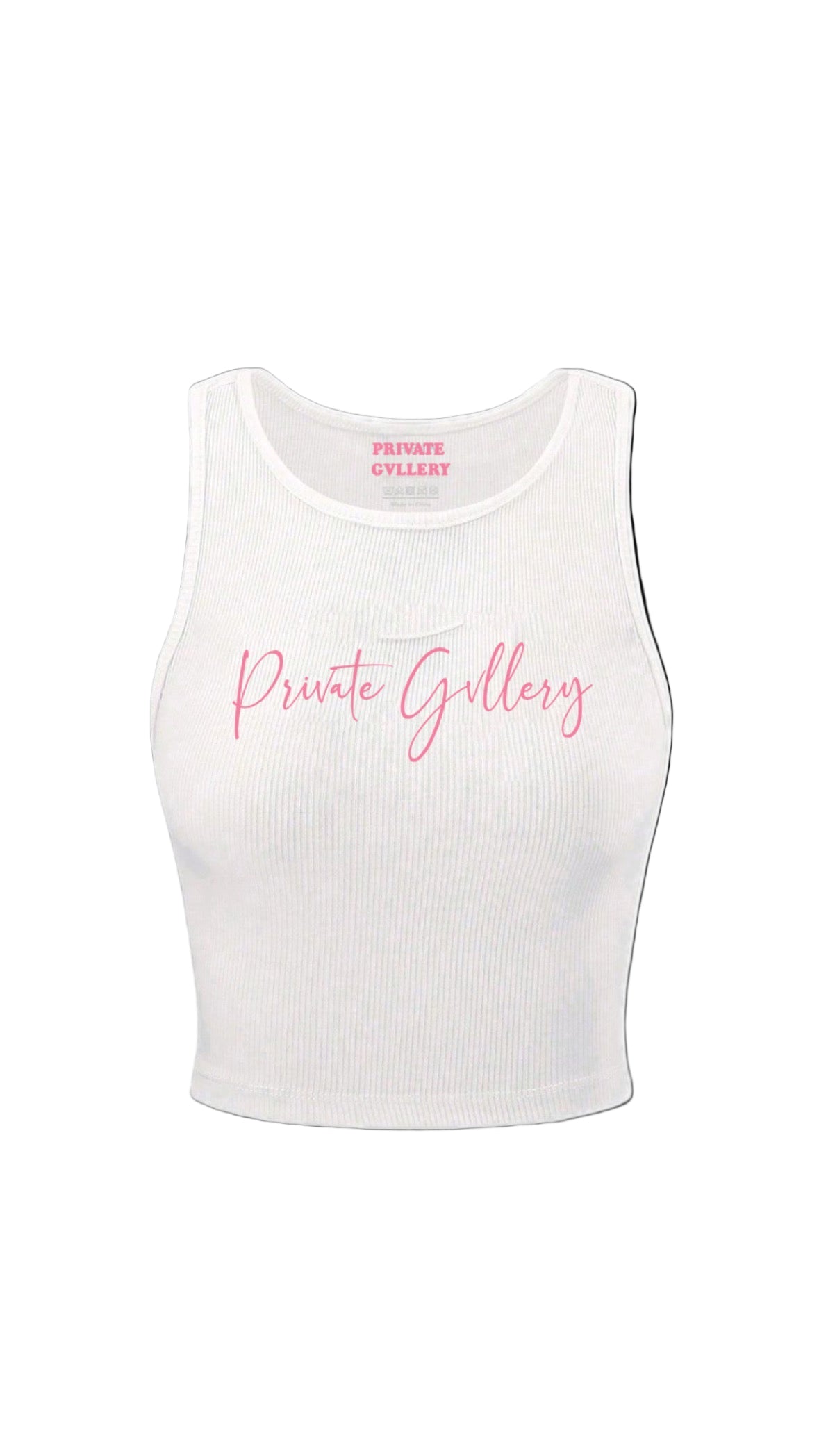 PG Cropped Tank – PRIVATE GVLLERY