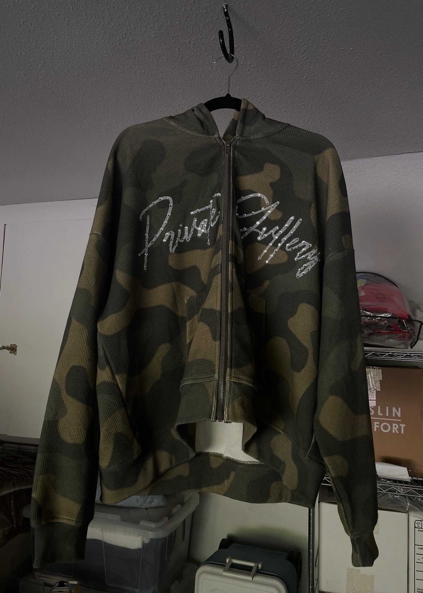 Camo Thermal Zip-Up
