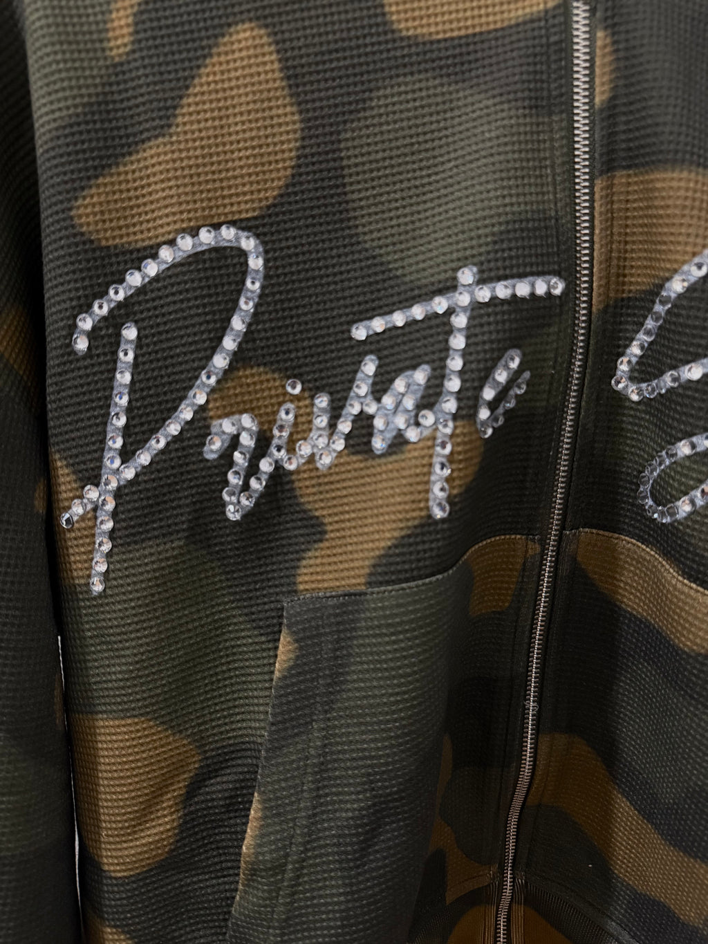 Camo Thermal Zip-Up
